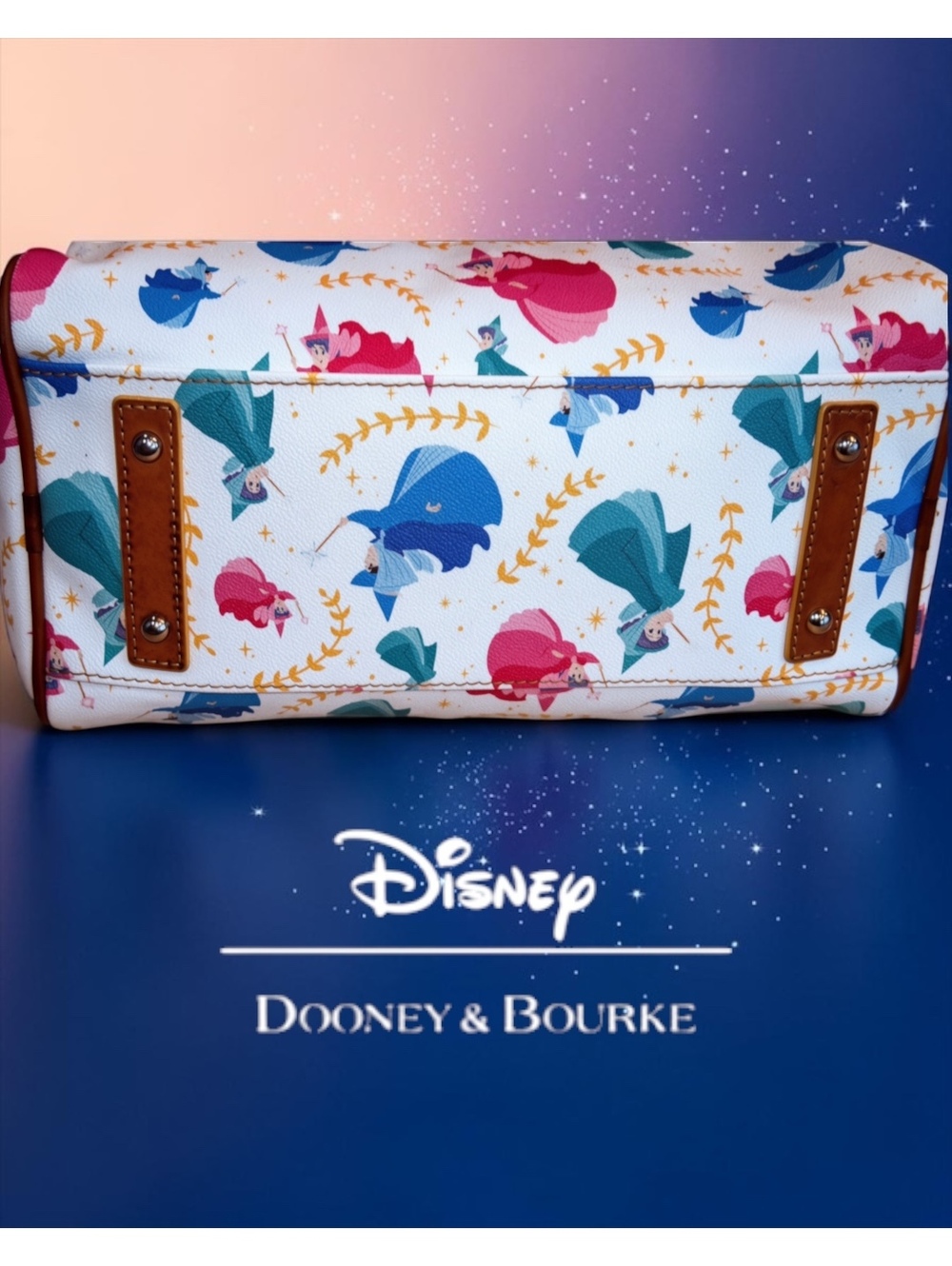 Disney Dooney & Bourke Sleeping Beauty 60th Anniversary Satchel - Picture 6 of 13